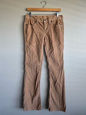 London Jean by Victoria’s Secret Tan Corduroy Flare Leg Pants Women’s 6 Long